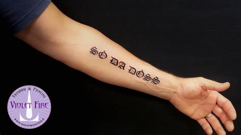 tatuaggi scritte gotiche